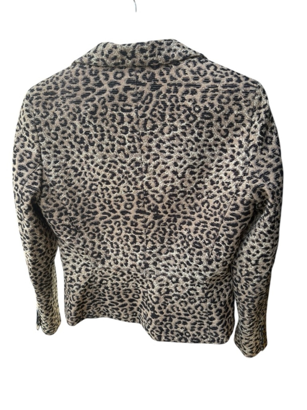 Allen Schwartz Leopard Print Jacket Blazer I Size: 10 - Picture 8 of 8